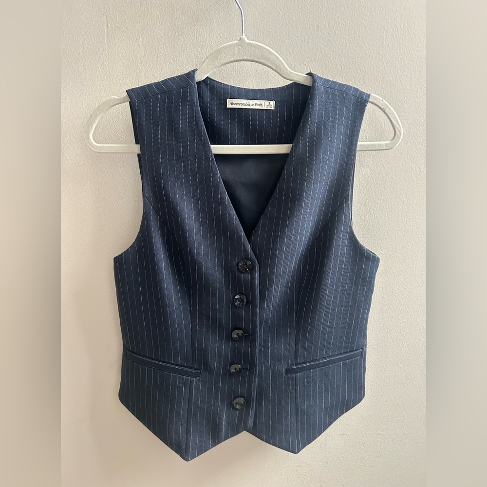 Abercrombie Pinstripe Vest
